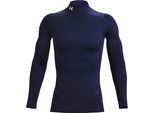Under Armour - Maglia Coldgear Armour Fitted Mock - Navy Baselayer
