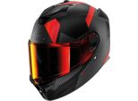Shark Spartan Gt Pro Dokhta Carbon Helm, Schwarz Matt/Rot, 2XL (63/64)