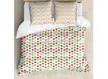 Set Copripiumino Abakuhaus Per Letti Singoli, Tema Kost, Antiacaro, Adatto A Chi Soffre Di Allergie, Con Federa, 200 Cm X 200 Cm - 80 X 80 Cm, Multicolore