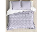 Abakuhaus Set Copripiumino Marocchino Per Letti Singoli, Motivi Floreali In Tonalità Pastello, Antiacaro, Adatto A Chi Soffre Di Allergie, Con Federa, 155 Cm X 220 Cm - 80 X 80 Cm, Multicolore