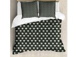 Abakuhaus Set Copripiumino Per Letto Singolo, Motivo Floreale Proteas Esotiche, Antiacaro, Adatto A Chi Soffre Di Allergie, Con Federa, 155 Cm X 220 Cm - 80 X 80 Cm, Verde Oliva Grigio Scuro