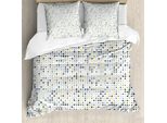 Abakuhaus Set Copripiumino A Pois Per Letti Singoli, Modern Continuing Runden, Antiacaro Adatto A Chi Soffre Di Allergie Con Federa, 155 Cm X 220 Cm - 80 X 80 Cm, Multicolore