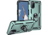 Custodia Per Oppo A52/A72/A92 4G A Doppio Strato Robusta, Protezione Militare Con Supporto Ad Anello E Supporto Verde