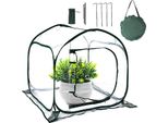 Serra Da Giardino Pop Up Piccola Tenda Di Svernamento Per Piante Serre Protezione Invernale (80X80X80Cm)