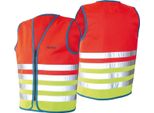 Wowow Gilet Di Sicurezza Rosso Wasabi, Taglia M, Bambini