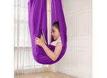 Amaca Dell'altalena Per Bambini, Amaca Elastica Di Coccole Dell'altalena Sensoriale Dell'altalena Dell'altalena Per Bambini, Ideale Per L'adhd, L'asperger E L'integrazione Sensoriale E La Terapia Dell'autismo (Viola, 100 X 280 Cm)