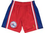 Pantaloncini Mitchell & Ness Philadelphia 76Ers Rosso/Royal Swingman - Xl