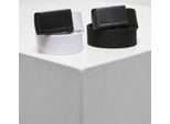 Urban Classics UCK305 | Cintura In Tela Per Bambini 2-Pack One Size - Farbe: Black+White - GrößE: Taglia Unica