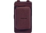 Greenland Nature Pelle Borsa Per Cellulare Portafoglio Phone Bag / Wallet Bordeaux