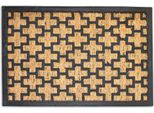 Home Elements Tappetino Pp + Cocco, Criss Cross, 40X60 Cm