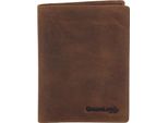 Greenland Nature Pelle Caso Di Identificazione Montenegro Passport / Document Case Brown Marrone