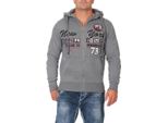 Felpa Con Cappuccio Da Uomo Con Cappuccio E Pullover; Grigio Scuro S