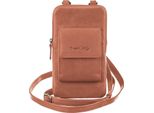 Greenland Nature Pelle Borsa Per Cellulare Phone Case Flamingo Rosa Salmone