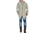 Felpa Da Uomo Con Cappuccio Felpa Pullover Con Cappuccio; Grigio L