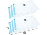 Sacchetti Sottovuoto Orion Per Abiti E Biancheria Da Letto 6 Pezzi 70X100Cm Sacchetti Sottovuoto