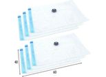 Sacchetti Sottovuoto Orion Sacchetti Per Abiti Biancheria Da Letto 6 Pezzi 60X40 Cm