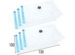 Sacchetti Sottovuoto Orion Per Abiti E Biancheria Da Letto 6Pcs 100X130Cm Sacchetti Sottovuoto