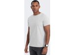 Ombre Clothing Maglietta Da Uomo A Maniche Corte Douma Grigio 3XL