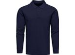 Recea Maglietta A Maniche Lunghe Qosja Navy Xxl Da Uomo