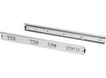 Set Di Guide A Sfere Emuca Per Cassetti Con Altezza Totale Di Estrazione 45 Mm Argento Argento Taglia Unica