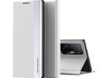 Xiaomi Mi 11T Pro Case, Custodia Magnetica In Finto Cuoio Con Funzione Stand Per Xiaomi Mi 11T / Mi 11T Pro Bianco