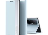 Xiaomi Mi 11T Pro Case, Sottile Finto Cuoio Magnetic Flip Stand Custodia Protettiva Per Xiaomi Mi 11T / Mi 11T Pro Blu