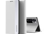 Custodia Redmi Note 11 Pro+, Custodia Magnetica In Finto Cuoio Con Funzione Stand Per Xiaomi Redmi Note 11 Pro / Note 11 Pro+ Bianco