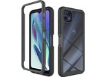 Moto G50 5G Case, Hybrid Transparent Back Rugged Tpu Bumper Antiscivolo Custodia Protettiva Per Motorola Moto G50 5G Nero