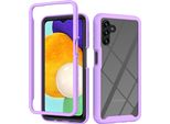 Galaxy A13 5G Case, Hybrid Transparent Back Cover, Rugged Tpu Bumper, Custodia Antiurto Per Samsung Galaxy A13 5G Purple