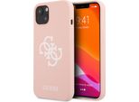Guess Guhcp13Sls4Gwpi Iphone 13 Mini5,4 RóżOwy/Rosa Custodia Rigida In Silicone 4G Logo