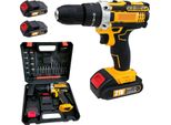 Trapano A Batteria, Regime Minimo 1800 Giri/Min, Alta Tensione 21V, Con Batteria 2X