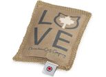 Cuscino Coccola Per Gatti Canadesi | Love | Beige Grigio | Valeriana 5G