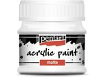 Pentart Colore Acrilico, Opaco, Bianco Titanio, Decoupage Crafting 50 Ml