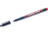 10X Marcatore Con Punta In Fibra Edding 1800-01-002 - 0,25 Mm, Rosso