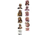 Alchimia Dell'arte Strisce Di Carta Per Scrapbooking 5X30 Cm, Tempo Steampunk
