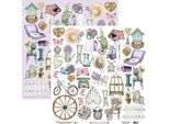 Alchimia Dell'arte 30X30Cm Carta Monofacciale Per Scrapbooking 250G, Il Weekend In Provenza