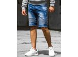 Recea Pantaloncini Di Jeans Da Uomo Lemaotaw Denim 29