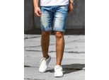 Recea Pantaloncini Di Jeans Da Uomo Siosifa Blu Cielo 30