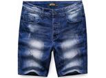 Recea Pantaloncini Di Jeans Da Uomo Lemalu Blu Cielo 31