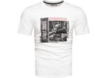 Recea T-Shirt Uomo A Maniche Corte Malaitaiw Bianco Xxl