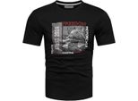 Recea T-Shirt Uomo A Maniche Corte Fualemaw Nero Xxl