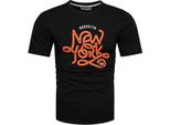 Recea T-Shirt A Maniche Corte Da Uomo Taualaiw Nero Xxl