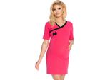 Peekaboo Camicia Da Notte Maternità Donna Fucsia Bollente S/M