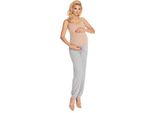 Peekaboo - Pantalone Maternità Donna Grigio Desolato L/Xl