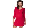 Peekaboo Camicia Da Notte Premaman Donna Calm Red S/M