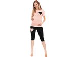 Peekaboo Dreadful Pigiama Premaman Rosa Cipria L/Xl