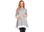 Peekaboo Abito Maternità Donna Fields Grigio L/Xl