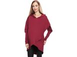 Peekaboo Felpa Maternità Donna Forbiddeni Bordeaux L/Xl