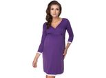 Peekaboo Camicia Da Notte Maternità Donna Viola Chiaro L/Xl