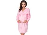 Peekaboo Accappatoio Maternità Donna Hopeless Rosa Chiaro L/Xl